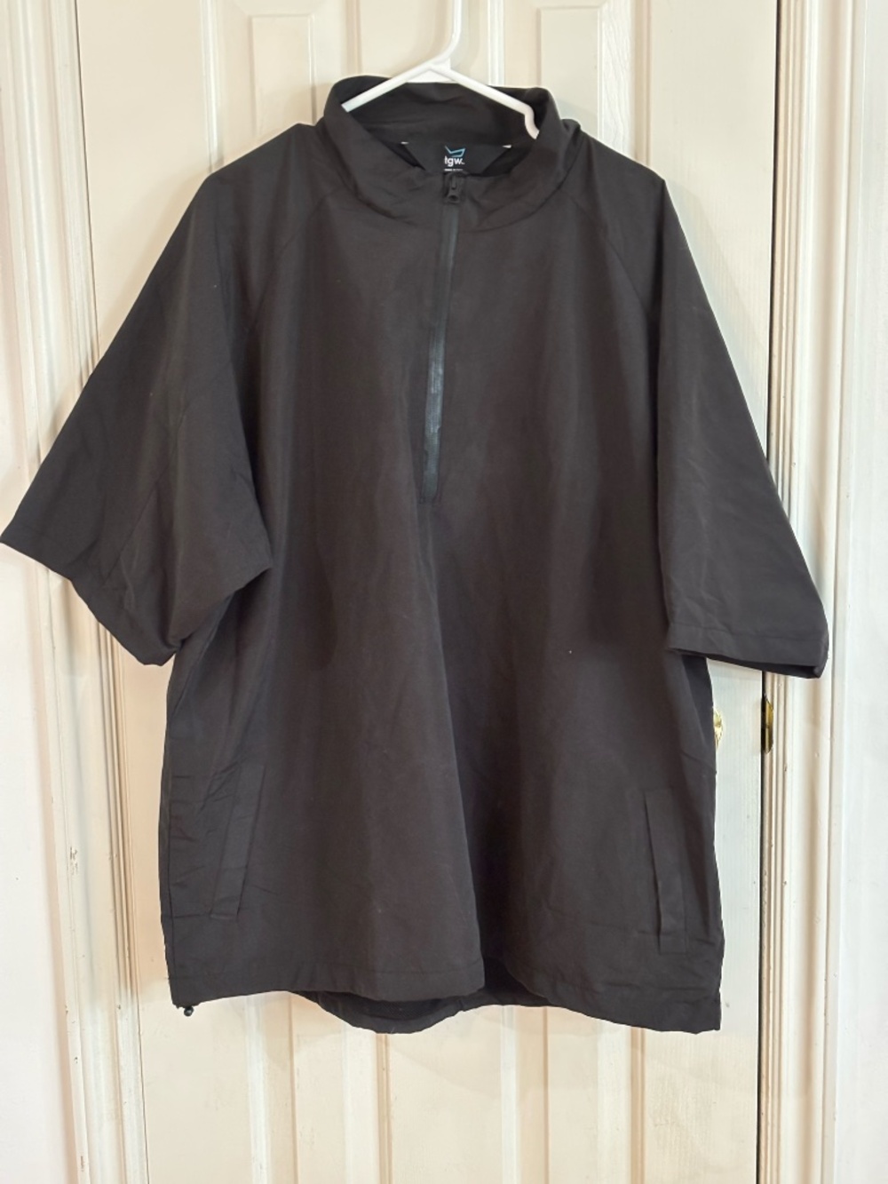 Running overcoat , black oversized * accepting offers